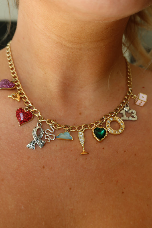 Eras Tour Chunky Charm  Necklace